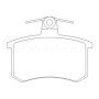 Alfa Romeo S8 4.2 32v Quattro (Saloon) 09/97-02/99 Plaquettes de frein ARRIERE