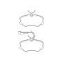 Alfa Romeo 164 2.0 TS 03/94-02/98 Plaquettes de frein AVANT