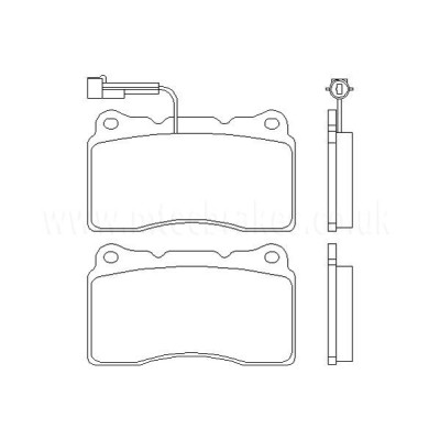 Alfa Romeo 159 2.0 JTDM 08/09-08/12 Plaquettes de frein AVANT